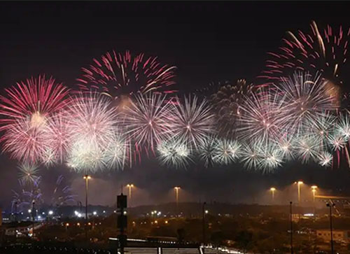 三江焰火晚会